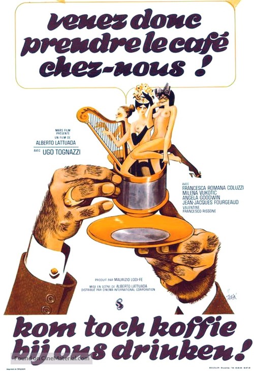 Venga a prendere il caff&egrave; da noi - Belgian Movie Poster