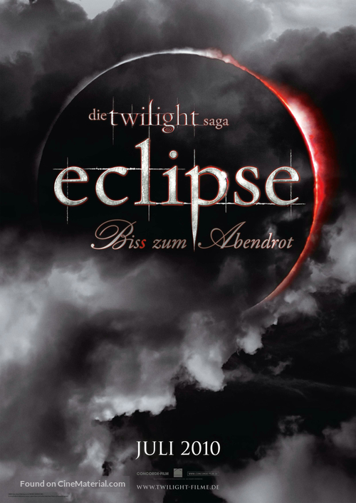 The Twilight Saga: Eclipse - German Movie Poster