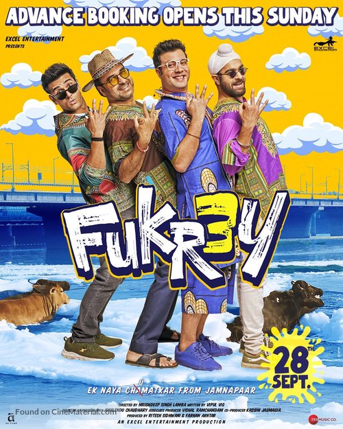 Fukrey 3 - Indian Movie Poster