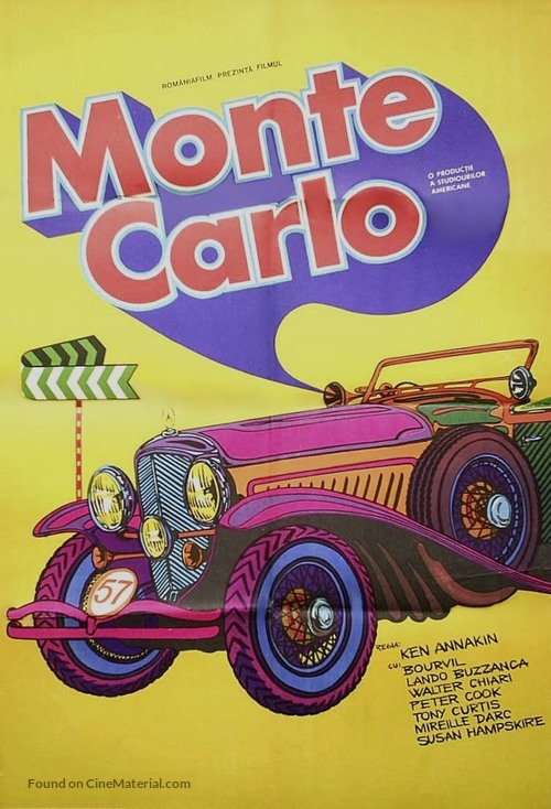 Monte Carlo or Bust - Romanian Movie Poster