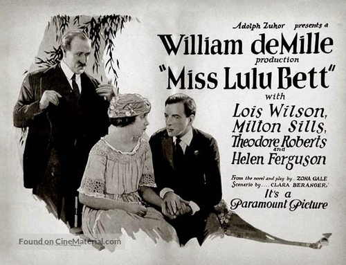 Miss Lulu Bett - British Movie Poster