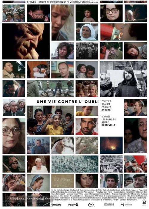 Une vie contre l&#039;oubli - Belgian Movie Poster