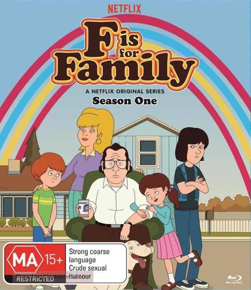 &quot;F is for Family&quot; - Australian Blu-Ray movie cover