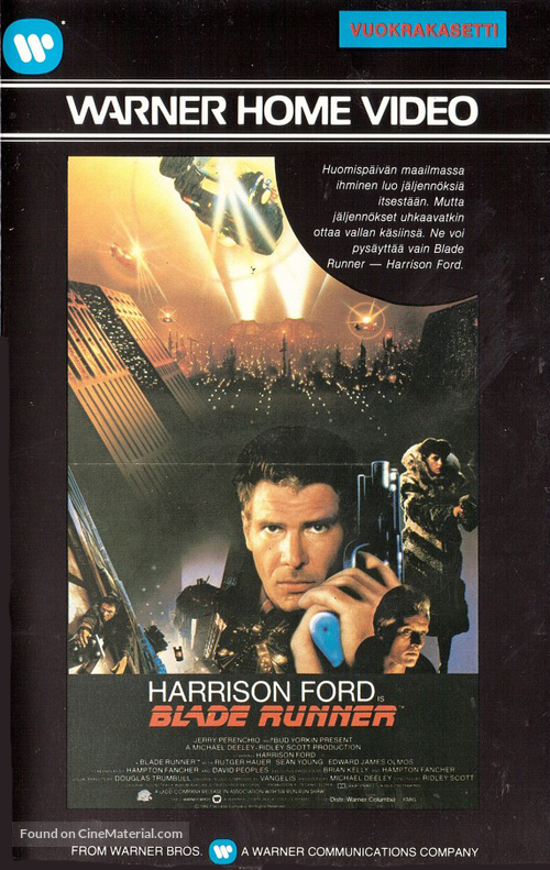 Blade Runner - Finnish VHS movie cover