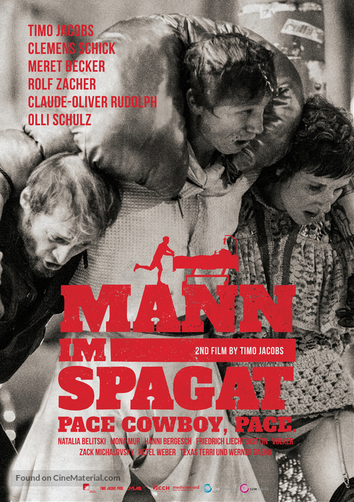 Mann im Spagat: Pace, Cowboy, Pace - German Movie Poster