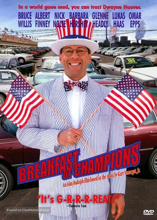 Breakfast Of Champions - DVD movie cover