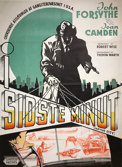 The Captive City - Danish Movie Poster