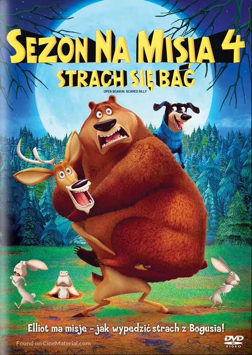 Open Season: Scared Silly - Polish DVD movie cover