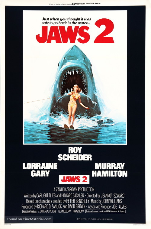 Jaws 2 1978 Movie Poster - jaws movie poster roblox