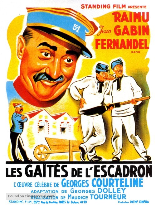 Les gaiet&eacute;s de l&#039;escadron - French Movie Poster