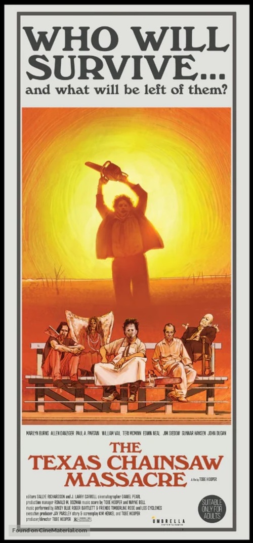 The Texas Chain Saw Massacre - Australian Movie Poster