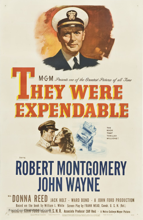 They Were Expendable - Movie Poster