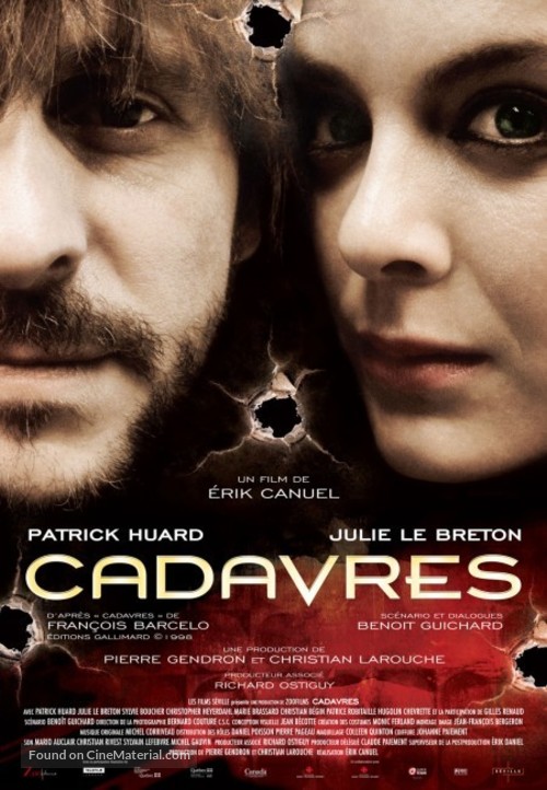 Cadavres - Canadian Movie Poster