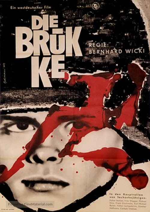 Die Br&uuml;cke - German Movie Poster