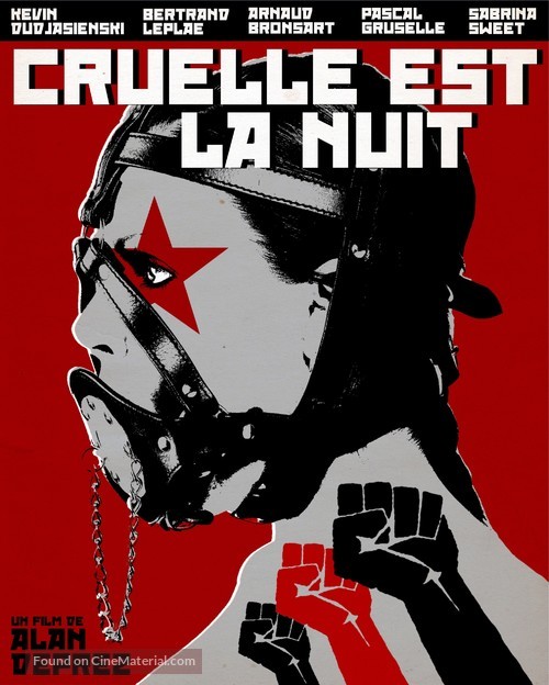 Cruelle est la nuit - Belgian Movie Poster