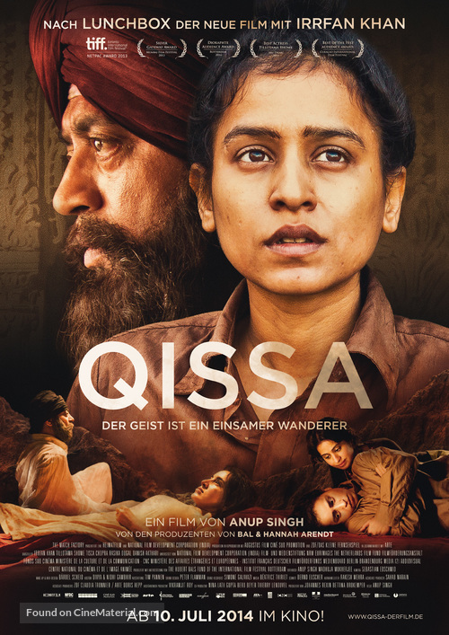 Qissa: The Tale of a Lonely Ghost - German Movie Poster