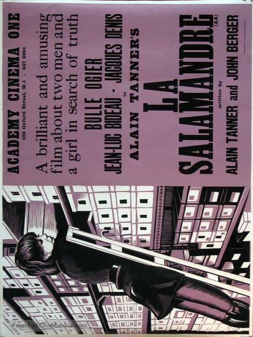 La salamandre - British Movie Poster