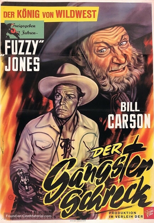 Fighting Bill Carson - German Movie Poster