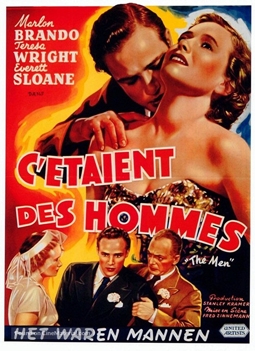 The Men - Belgian Movie Poster