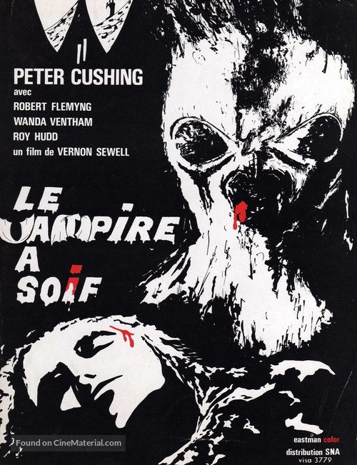 The Blood Beast Terror - French Movie Poster