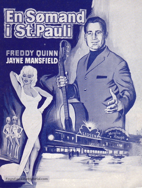 Heimweh nach St. Pauli - Danish poster