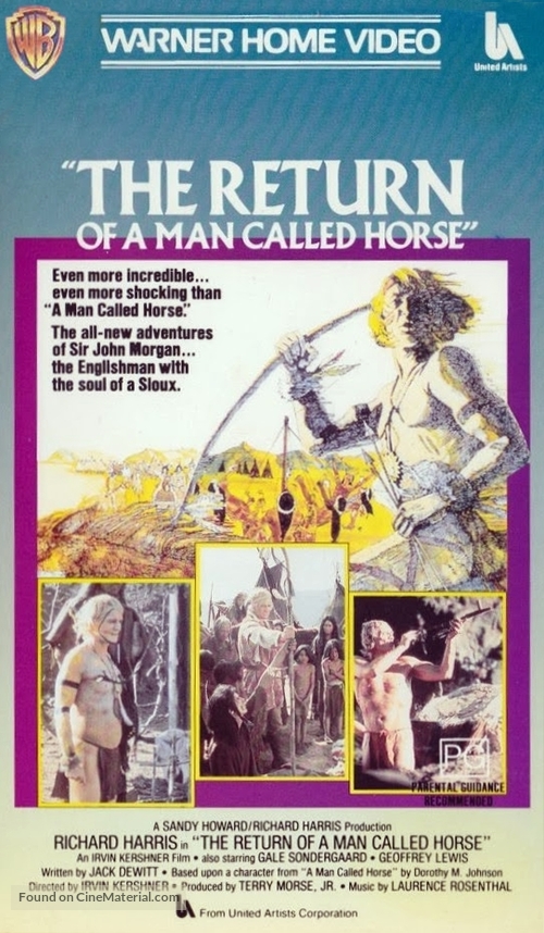 The Return of a Man Called Horse - VHS movie cover