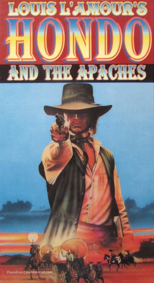 Hondo and the Apaches - VHS movie cover
