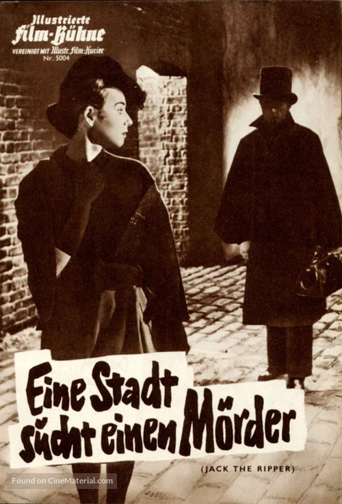 Jack the Ripper - German poster