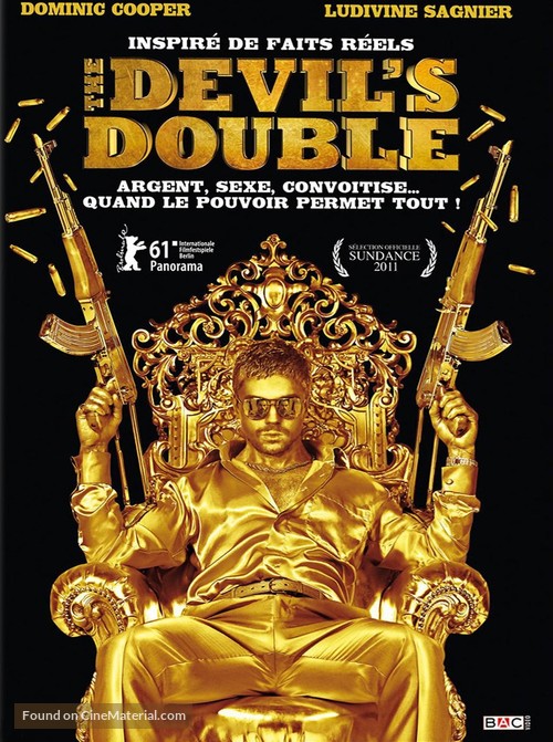 The Devil&#039;s Double - French DVD movie cover