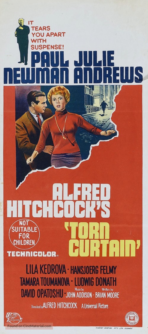 Torn Curtain - Australian Movie Poster