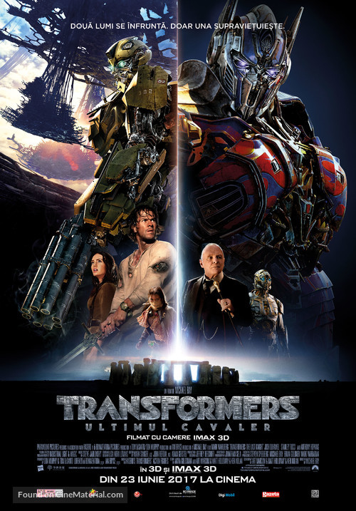 Transformers: The Last Knight - Romanian Movie Poster