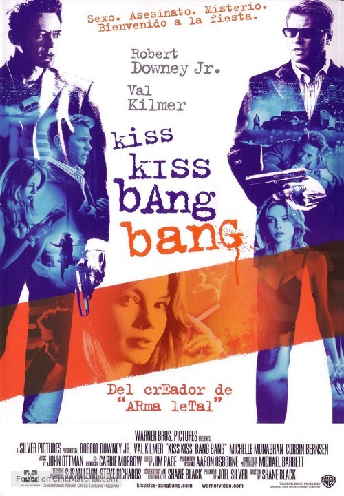 Kiss Kiss Bang Bang - Spanish Movie Poster