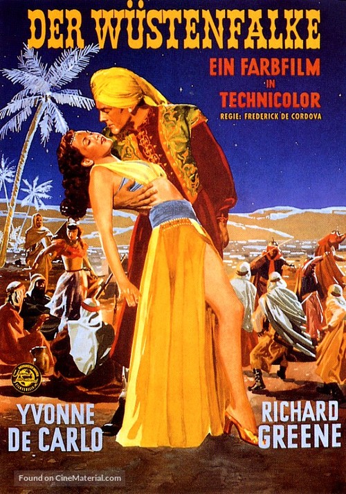 The Desert Hawk - German Movie Poster