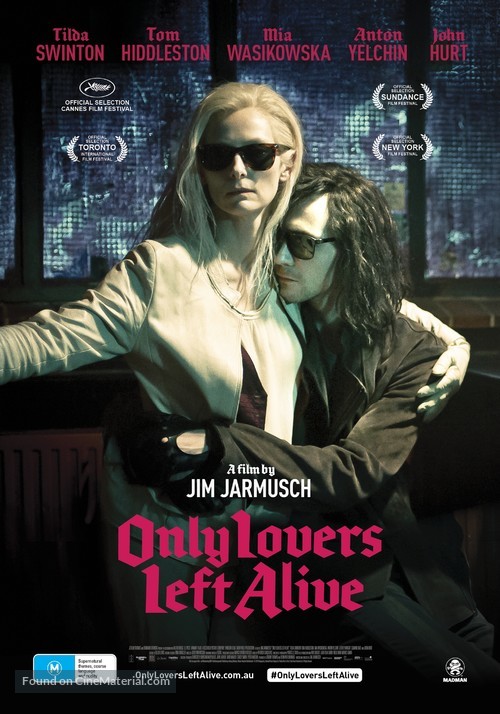 Only Lovers Left Alive - Australian Movie Poster