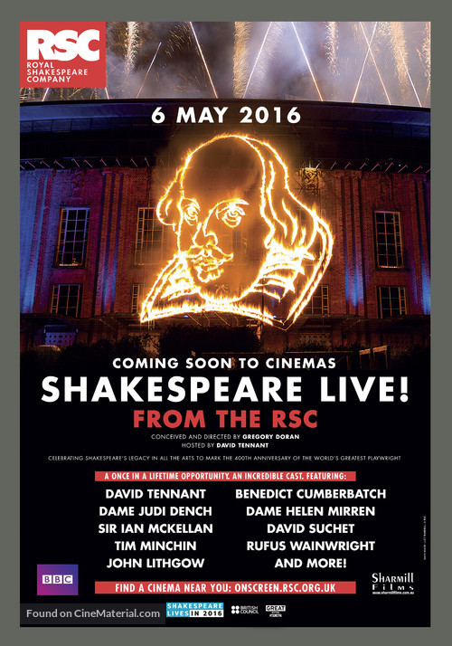 Shakespeare Live! From the RSC - Australian Movie Poster