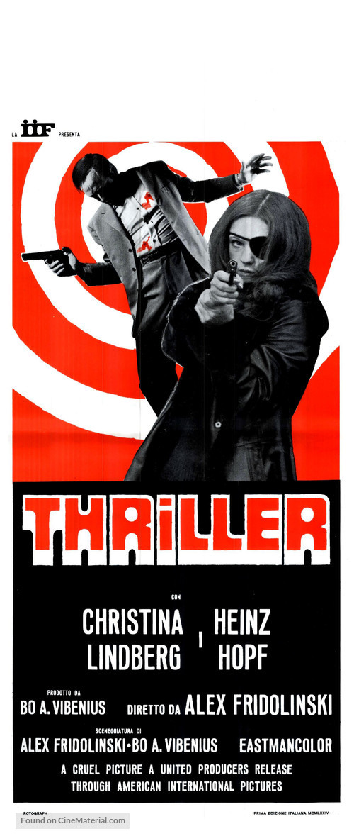 Thriller - en grym film - Italian Movie Poster