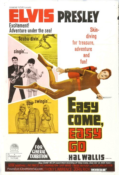 Easy Come, Easy Go - Australian Movie Poster
