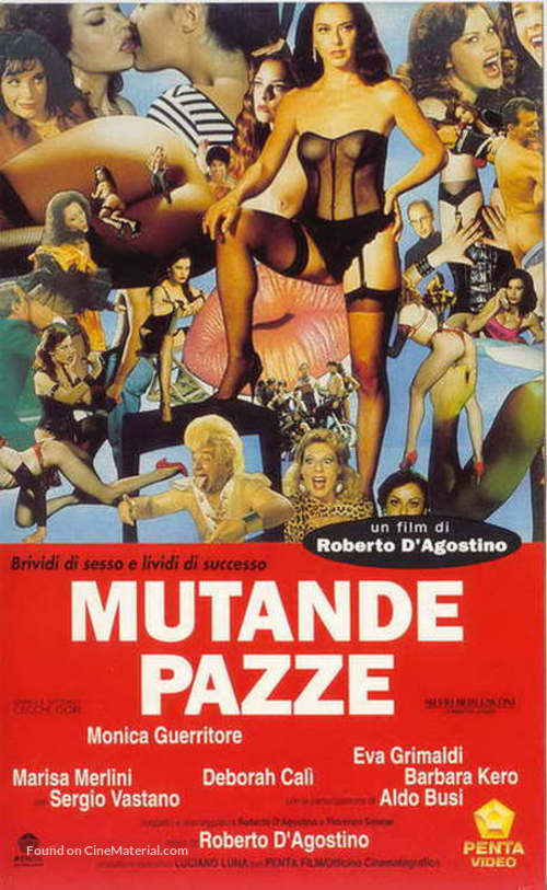 Mutande pazze - Italian VHS movie cover