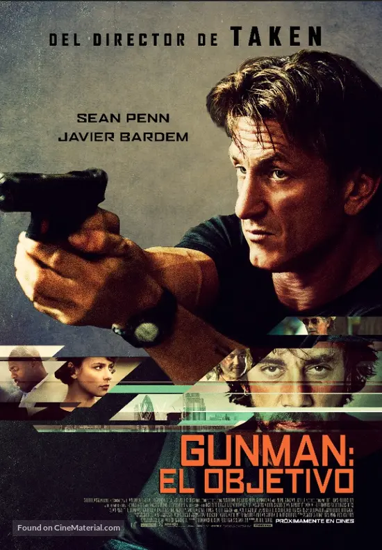 The Gunman - Argentinian Movie Poster