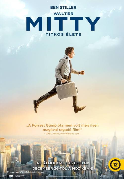 The Secret Life of Walter Mitty - Hungarian Movie Poster