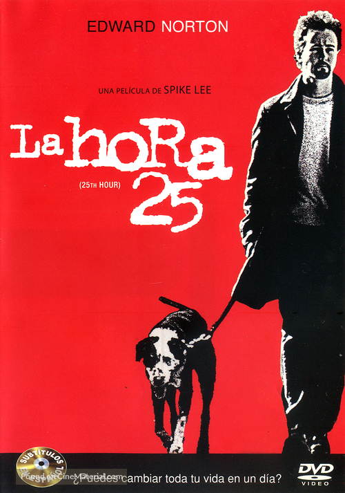 25th Hour - Argentinian DVD movie cover