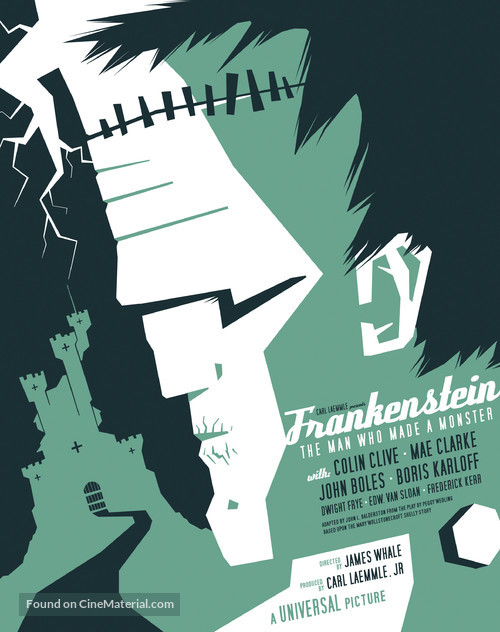 Frankenstein - Homage movie poster
