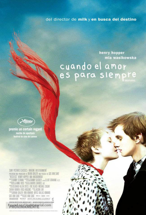 Restless - Colombian Movie Poster
