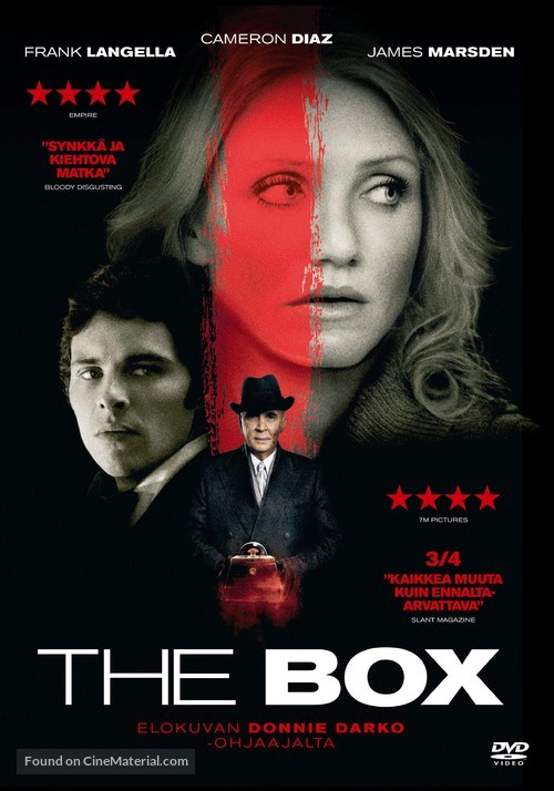 The Box - Finnish DVD movie cover