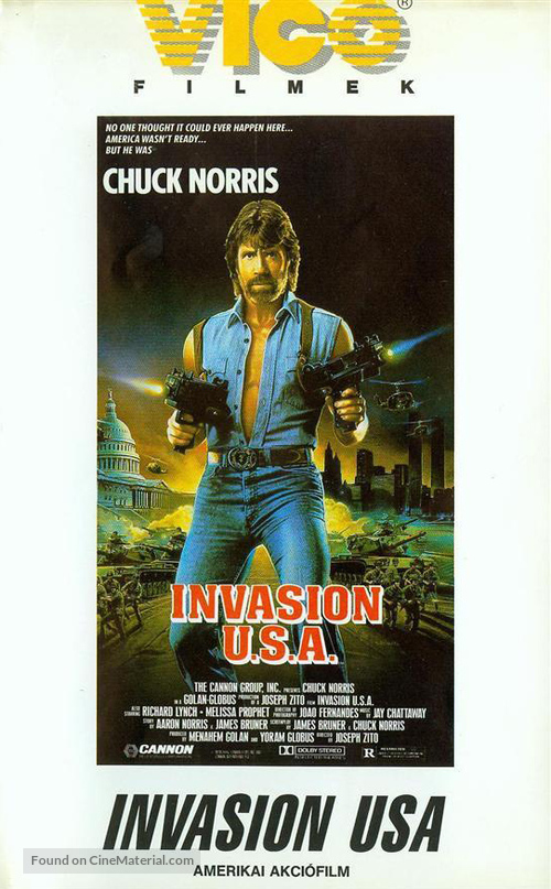 Invasion U.S.A. - Hungarian Movie Cover
