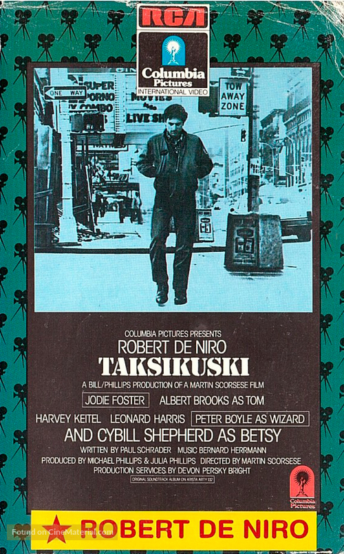 Taxi Driver - Finnish VHS movie cover