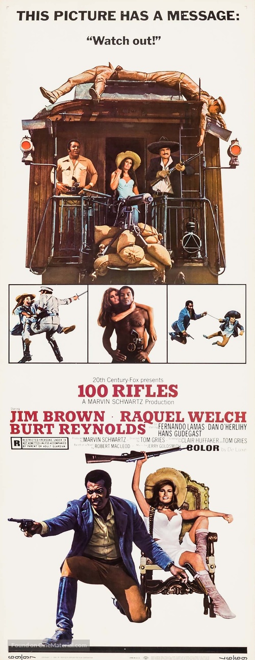 100 Rifles - Movie Poster