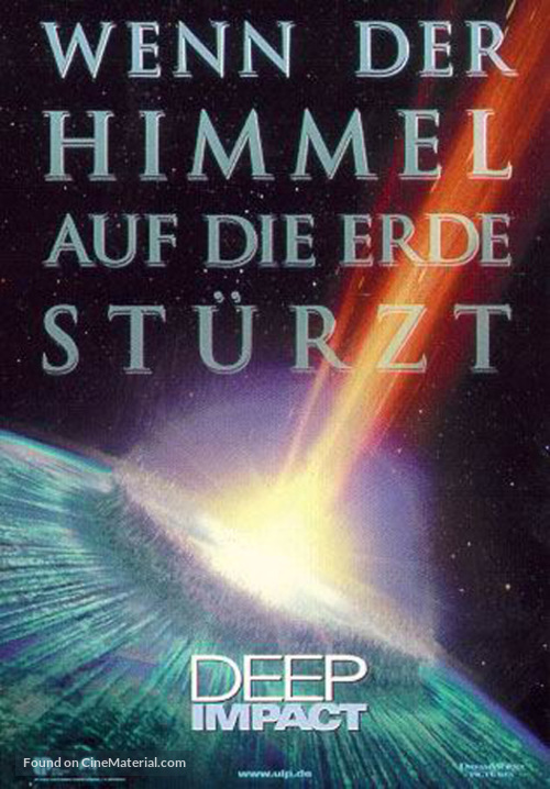 Deep Impact - German Movie Poster