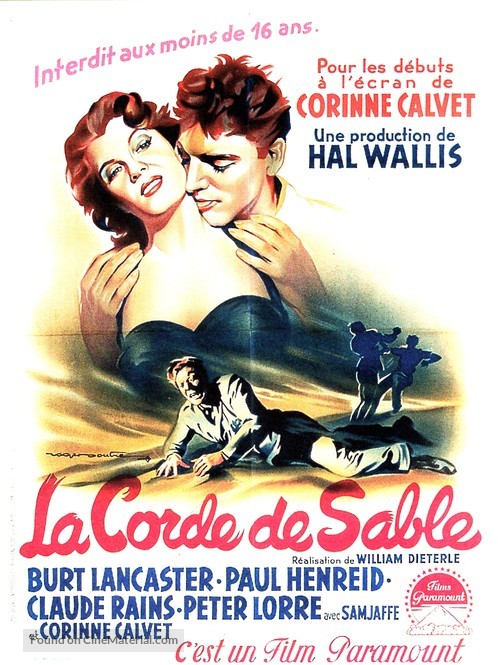 Rope of Sand - French Movie Poster