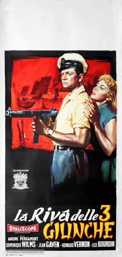 La rivi&egrave;re des 3 jonques - Italian Movie Poster